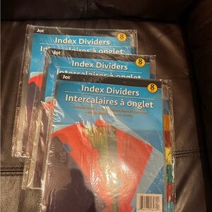 Jot Index Dividers 8-Tab Multicolor Pack